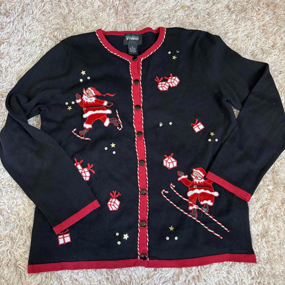Design studio Christmas cardigan size medium